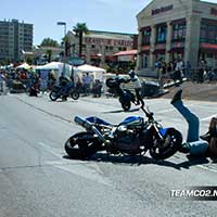 Stunt moto Montpellier Team CO2