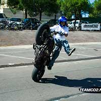 Stunt moto Montpellier Team CO2