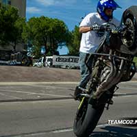 Stunt moto Montpellier Team CO2