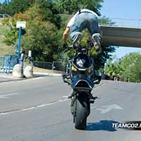 Stunt moto Montpellier Team CO2