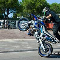 Stunt moto Montpellier Team CO2