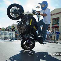 Stunt moto Montpellier Team CO2