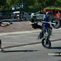 Stunt moto Montpellier Team CO2