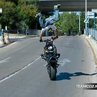 Stunt moto Montpellier Team CO2