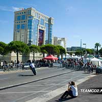 Stunt moto Montpellier Team CO2