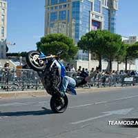 Stunt moto Montpellier Team CO2