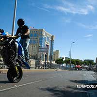 Stunt moto Montpellier Team CO2