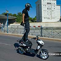 Stunt moto Montpellier Team CO2