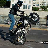 Stunt moto Montpellier Team CO2