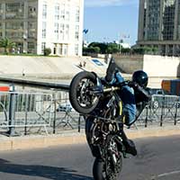 Stunt moto Montpellier Team CO2