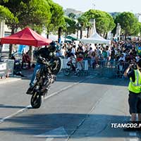 Stunt moto Montpellier Team CO2