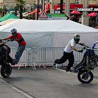 Stunt moto Montpellier Team CO2