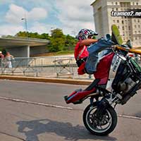 Stunt moto Montpellier Team CO2