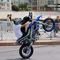 Stunt moto Montpellier Team CO2