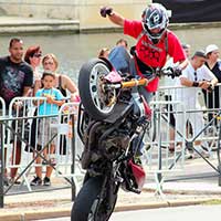 Stunt moto Montpellier Team CO2