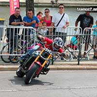 Stunt moto Montpellier Team CO2