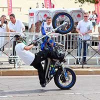 Stunt moto Montpellier Team CO2