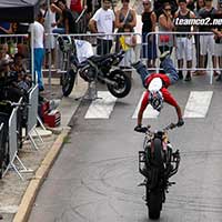 Stunt moto Montpellier Team CO2