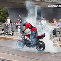 Stunt moto Montpellier Team CO2