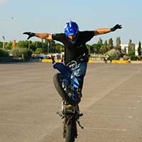 Stunt moto Montpellier Team CO2