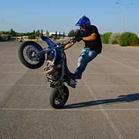 Stunt moto Montpellier Team CO2