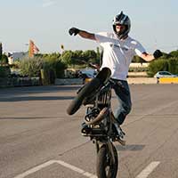 Stunt moto Montpellier Team CO2