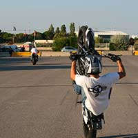 Stunt moto Montpellier Team CO2