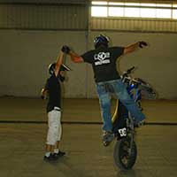 Stunt moto Montpellier Team CO2