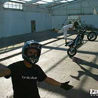 Stunt moto Montpellier Team CO2