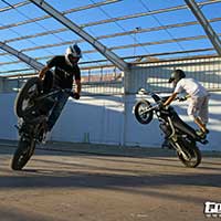 Stunt moto Montpellier Team CO2