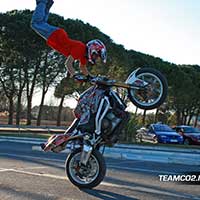 Photos Stunt moto Montpellier - Team CO2