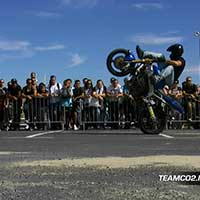 Stunt moto Montpellier Team CO2