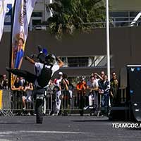 Stunt moto Montpellier Team CO2