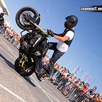 Photos GTI Tuning du Sud 2012 Cap d'Agde - Team CO2 Stunt moto