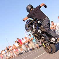 Photos GTI Tuning du Sud 2012 Cap d'Agde - Team CO2 Stunt moto