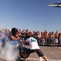 Photos GTI Tuning du Sud 2012 Cap d'Agde - Team CO2 Stunt moto