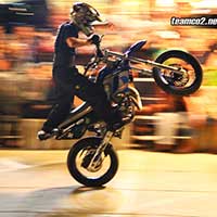 Stunt moto Montpellier Team CO2