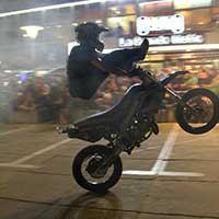 Stunt moto Montpellier Team CO2