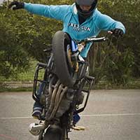 Shooting Freegun, Team CO2 Stunt moto Montpellier border=