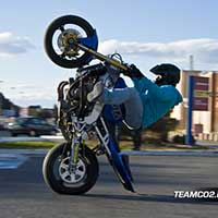 Shooting Freegun, Team CO2 Stunt moto Montpellier border=