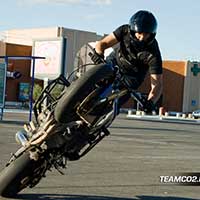 Stunt moto Montpellier Team CO2