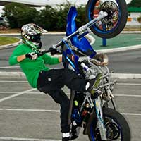 Stunt moto Montpellier Team CO2