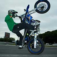 Stunt moto Montpellier Team CO2