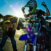 Stunt moto Montpellier Team CO2