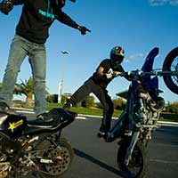 Stunt moto Montpellier Team CO2