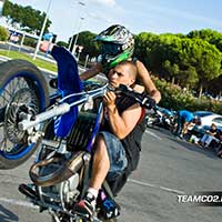 Stunt moto Montpellier Team CO2