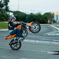 Stunt moto Montpellier Team CO2