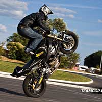 Stunt moto Montpellier Team CO2