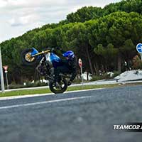 Stunt moto Montpellier Team CO2