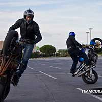 Stunt moto Montpellier Team CO2